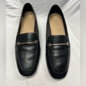 Aldo Harriet Loafer Black Leather Slip On Women’s Size 8